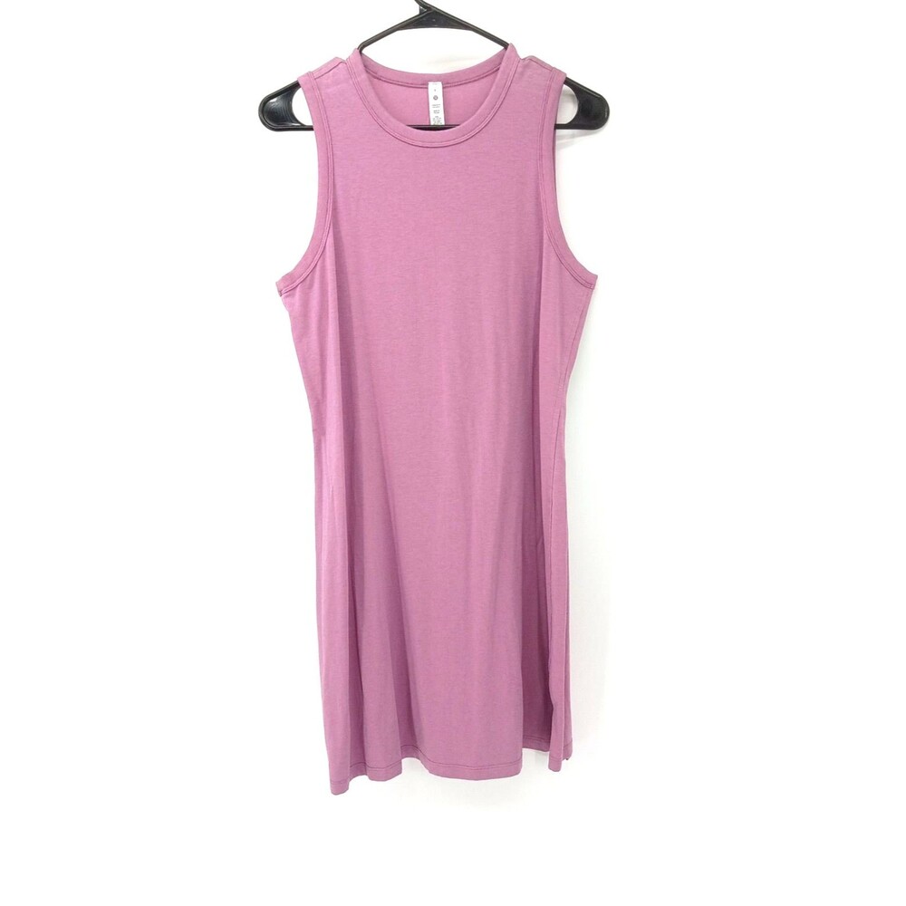 Lululemon Classic-Fit Cotton Blend Dress Mauve Purple Sleeveless Size 6 Casual